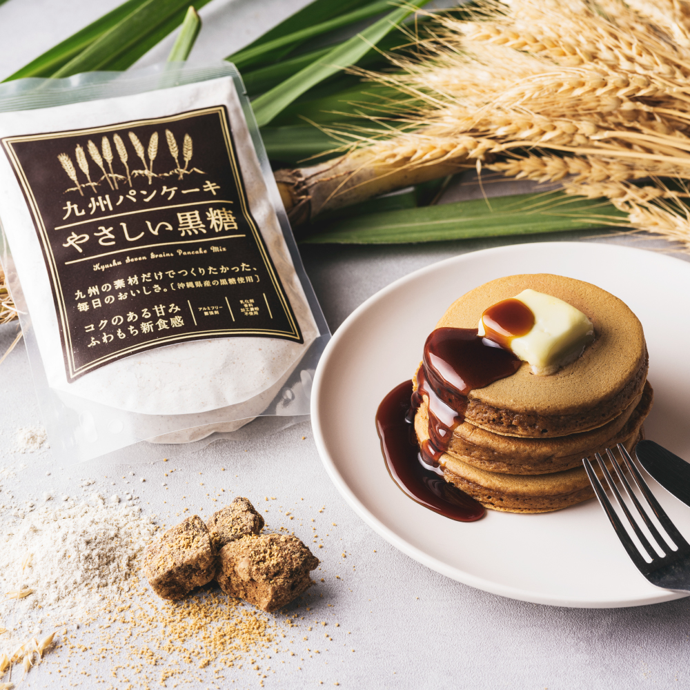 【千康購物網】Pancake 九州鬆餅 -黑糖鬆餅粉 200g (3包入), , large