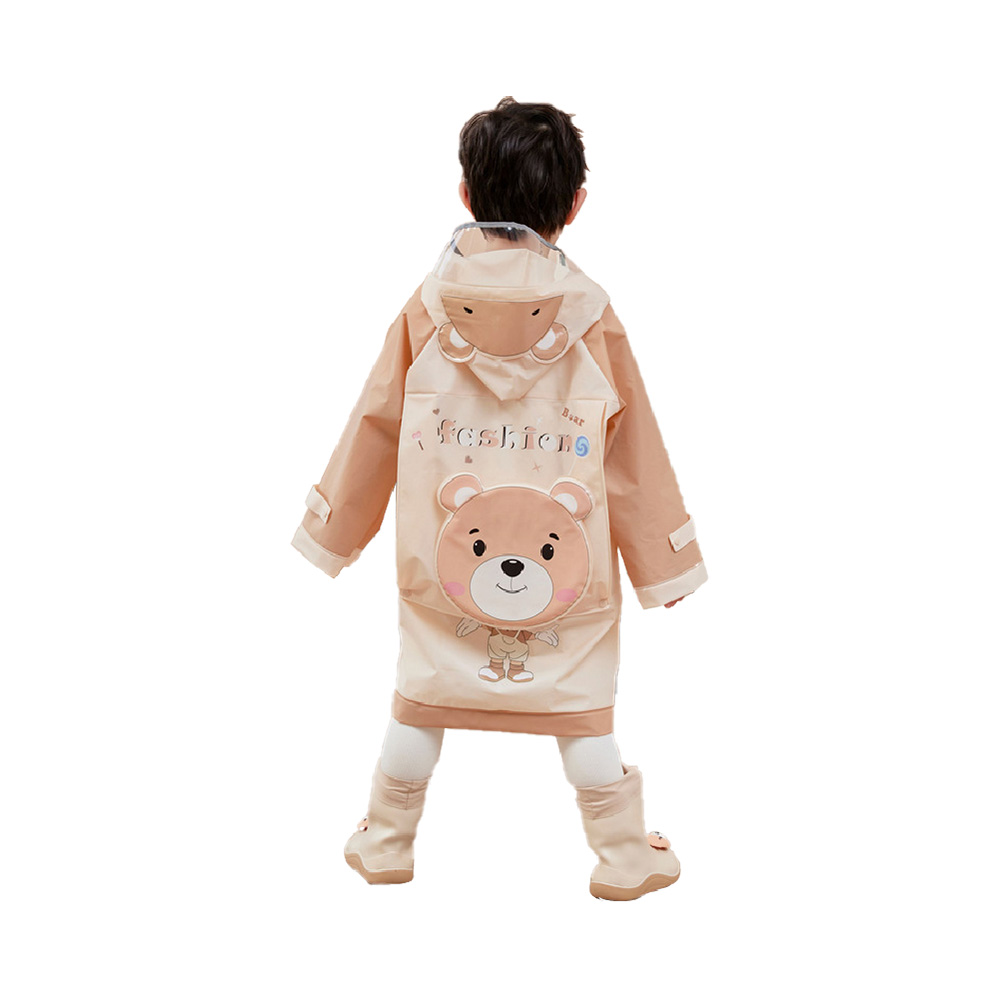 Cartoon Kids Raincoat, , large