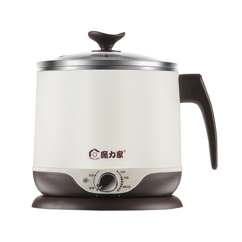 【MOLIJIA】2.2L Instant Hot & Multifunctional Electric Cooker - Crescent White