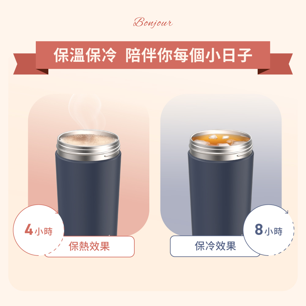 特福小日子系列不鏽鋼咖啡杯450ml, , large
