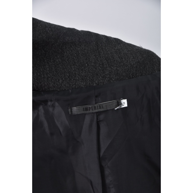 (S) 【國泰航空永續合作】imperial質感棉質灰色外套二手衣, , large