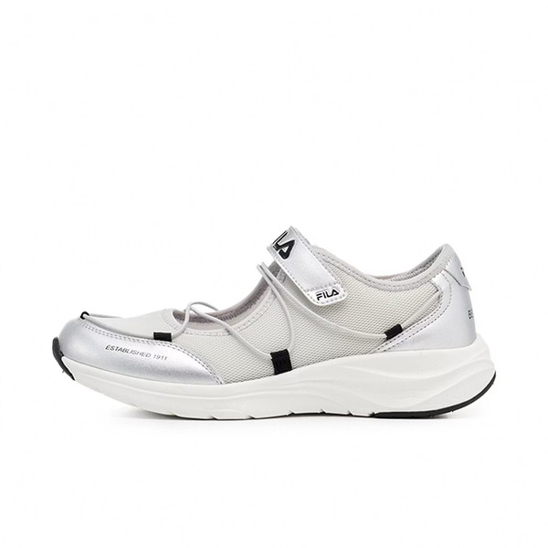 Kixpress-Fila Ballet 女 運動休閒鞋 芭蕾風 銀灰 [5-C949Z-480], , large