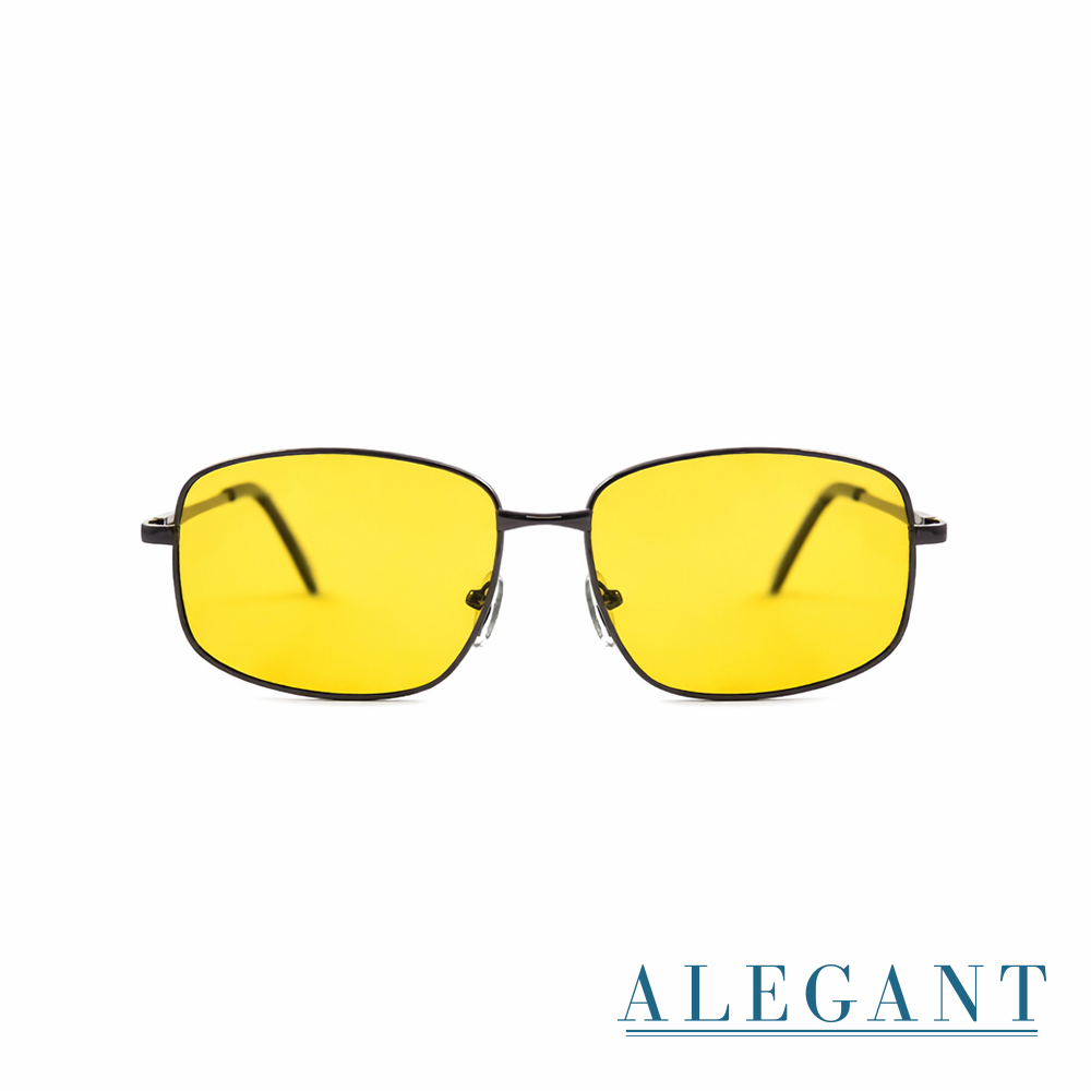 太陽黃夜視防眩光寶麗來偏光太陽眼鏡/UV400墨鏡〔ALEGANT〕, , large