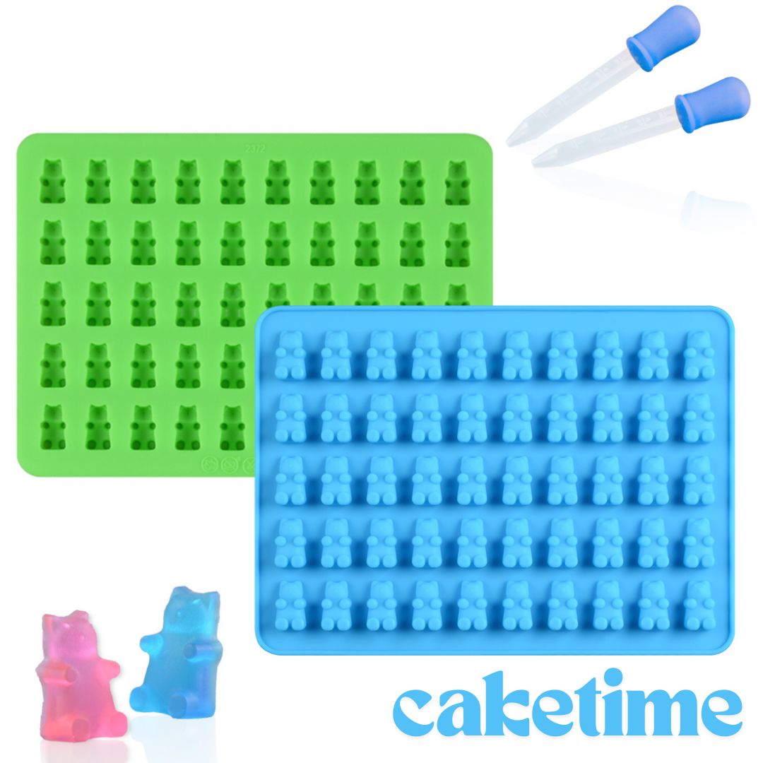 FUNBAKY Gummy Bear Molds, Candy Molds - Set of 4, , large