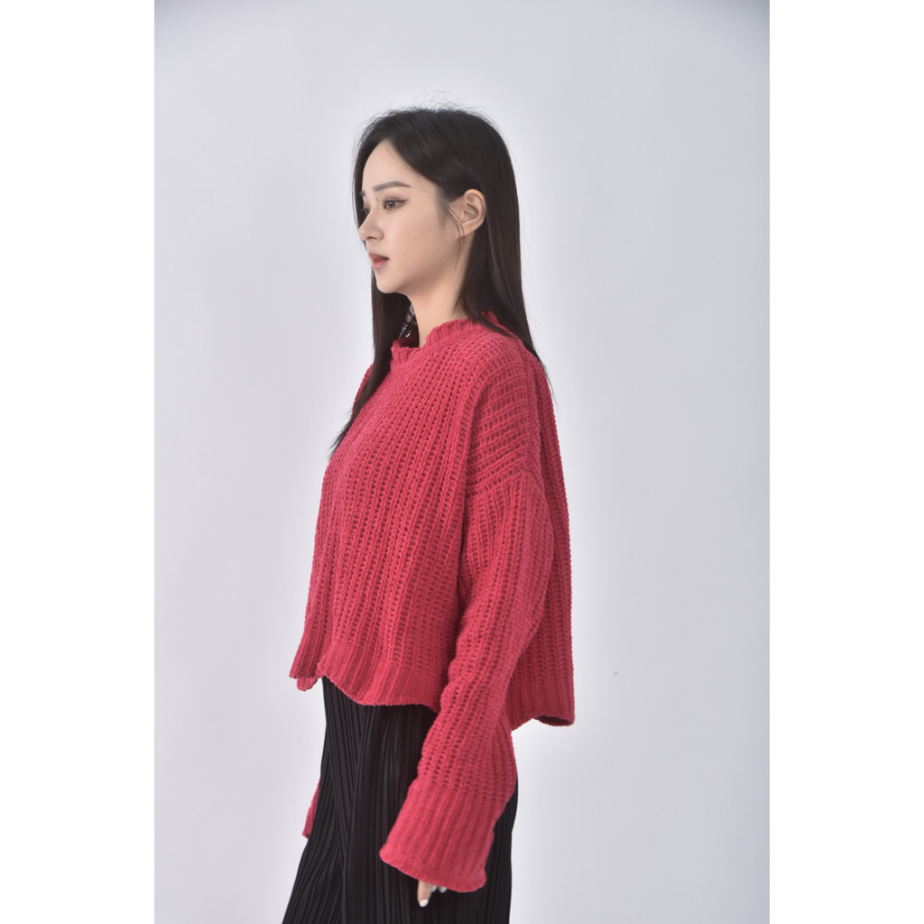 (2XL) pazzo保暖紅色毛衣二手衣, , large