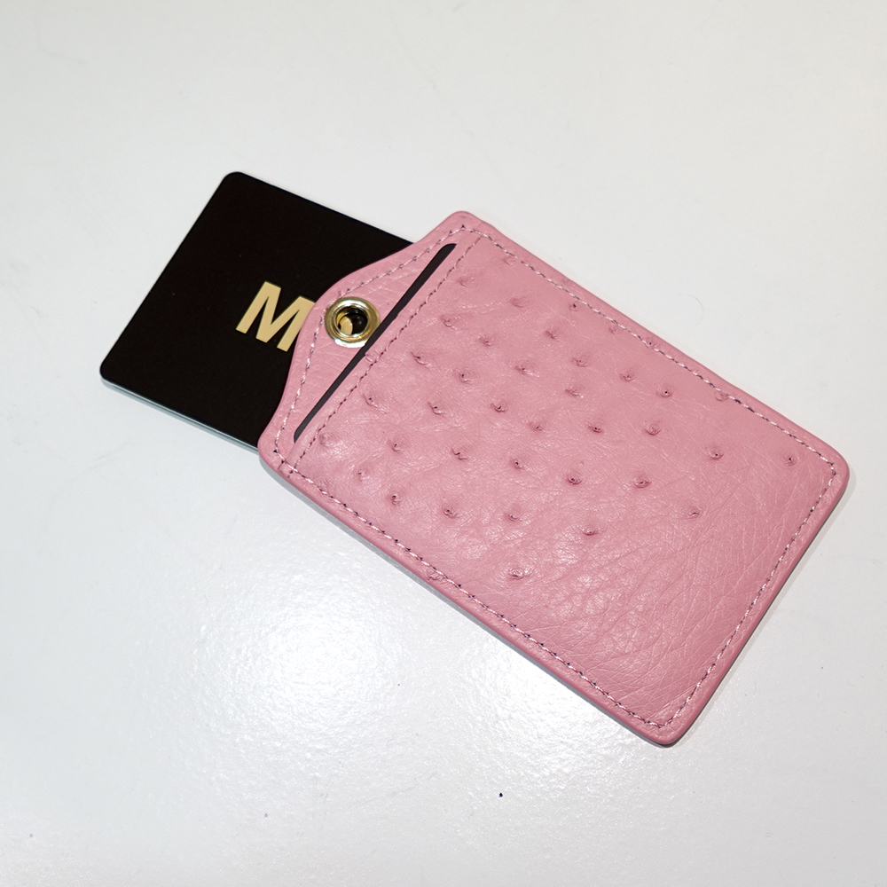 【M2nd】盧加鴕鳥皮證件套-黑(T07A), , large