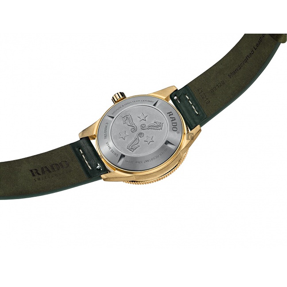 RADO 雷達 庫克船長青銅自動機械腕錶-42mm R32504315, , large