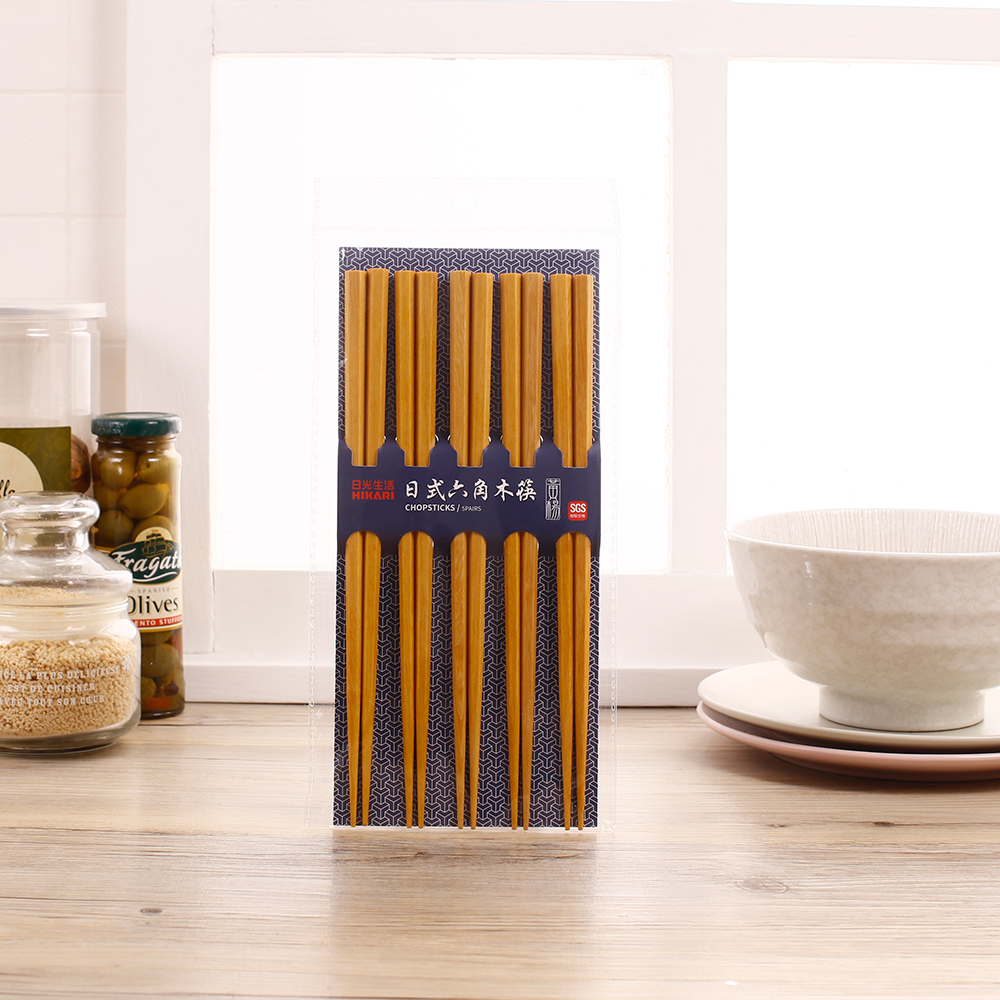 Japanese Wooden Chopsticks-5 pairs, , large