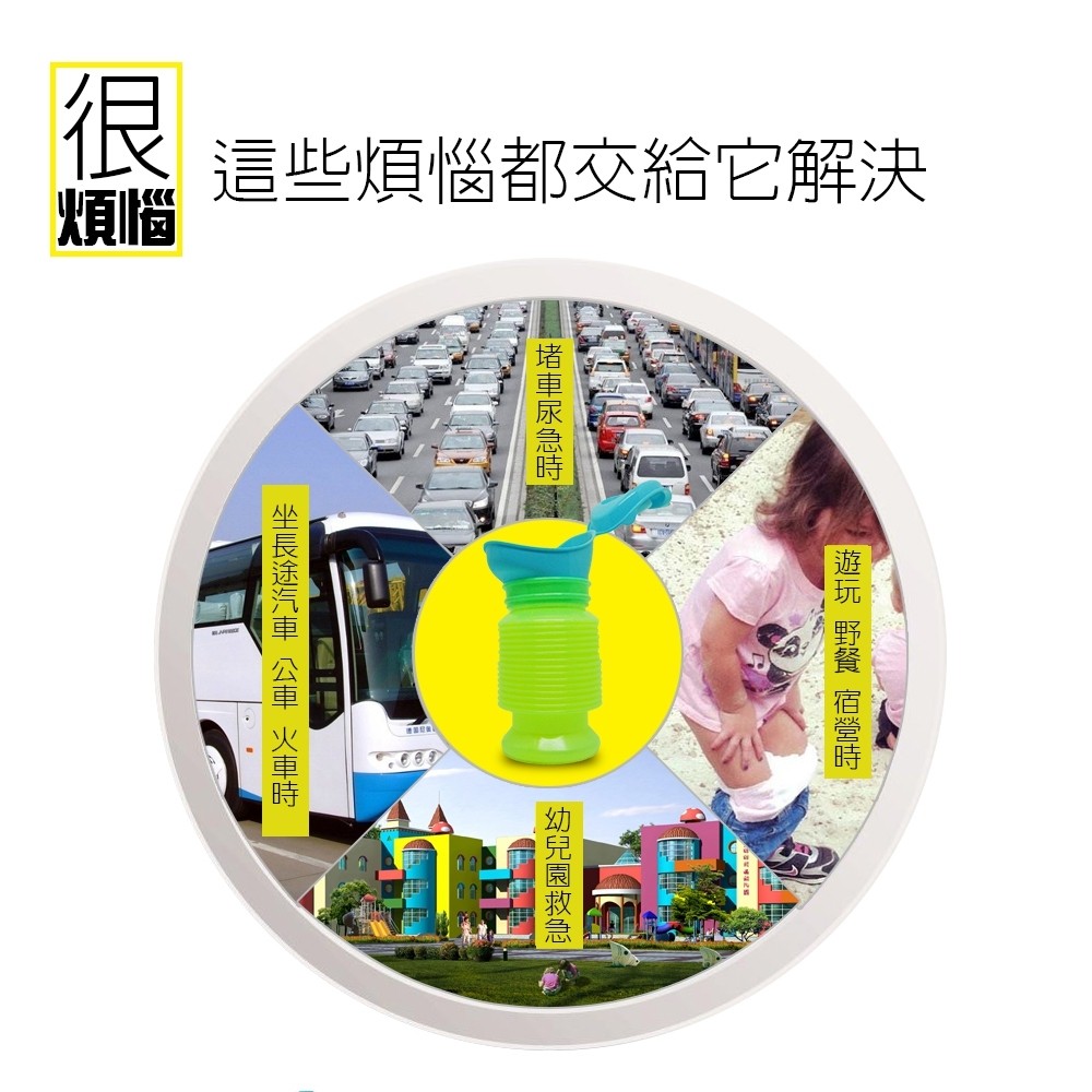 金德恩 GS MALL 台灣製造 伸縮尿壺 行動廁所 尿壺 行動廁所 尿袋 車用尿袋 急用尿壺 尿壺 廁所 尿壺 尿袋, , large