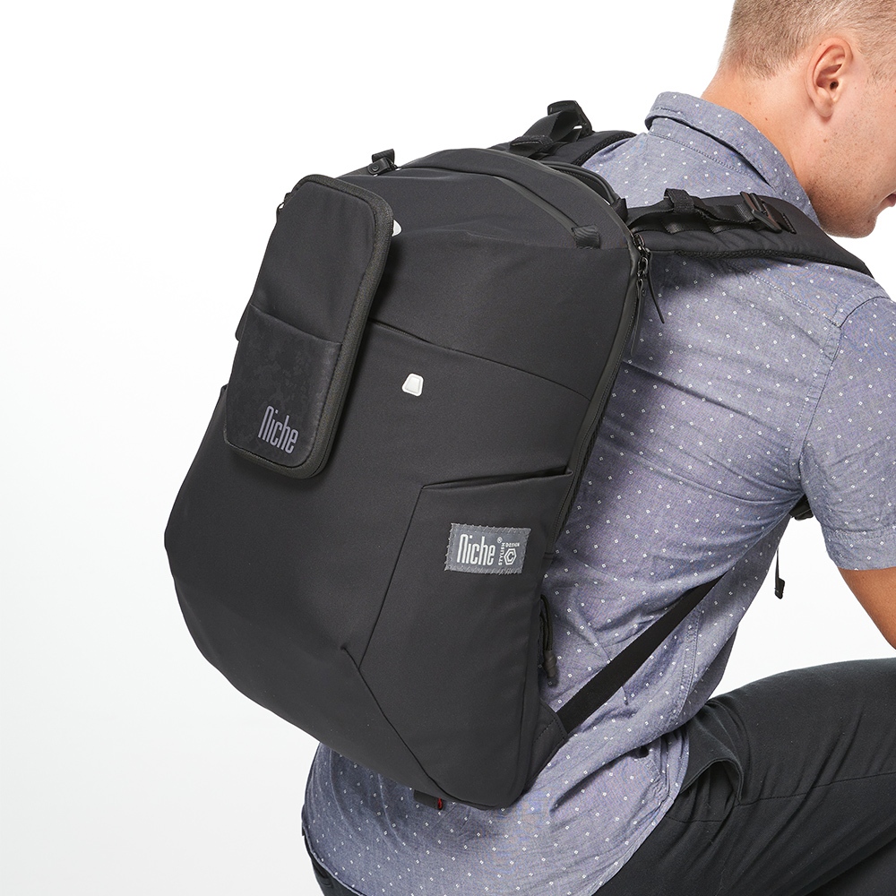 【Niche 樂奇】城市旅人牧夫座防水旅遊後背包 N-19202 隨行側背包 旅行護照卡夾包 三件組, , large