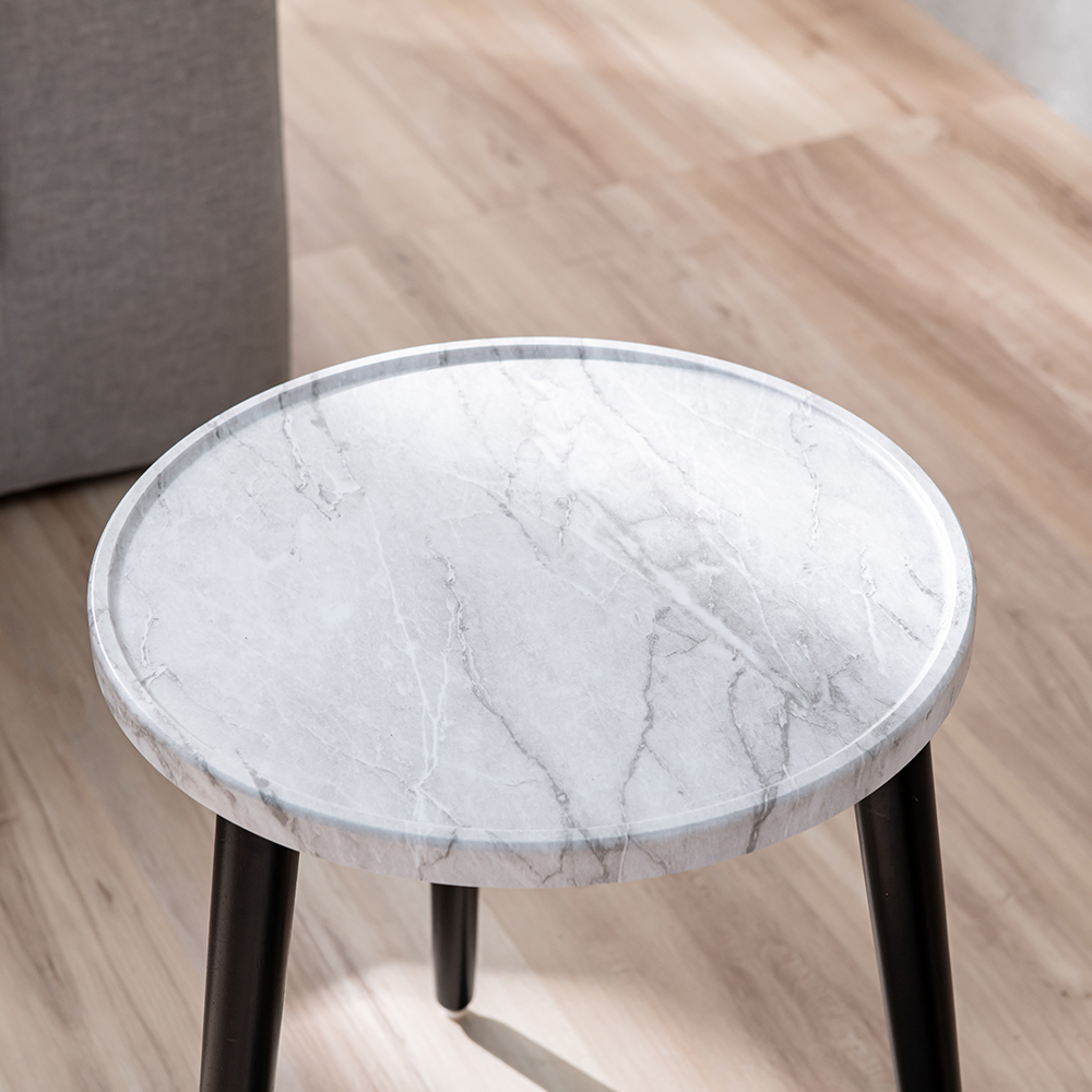 [拜爾家居]北歐風茶几桌 台灣製造 圓型茶几 茶幾 茶幾桌 沙發桌 桌邊桌 收納茶幾 小茶几 小桌子 茶几 電話桌 和室 (免運), 山水白, large