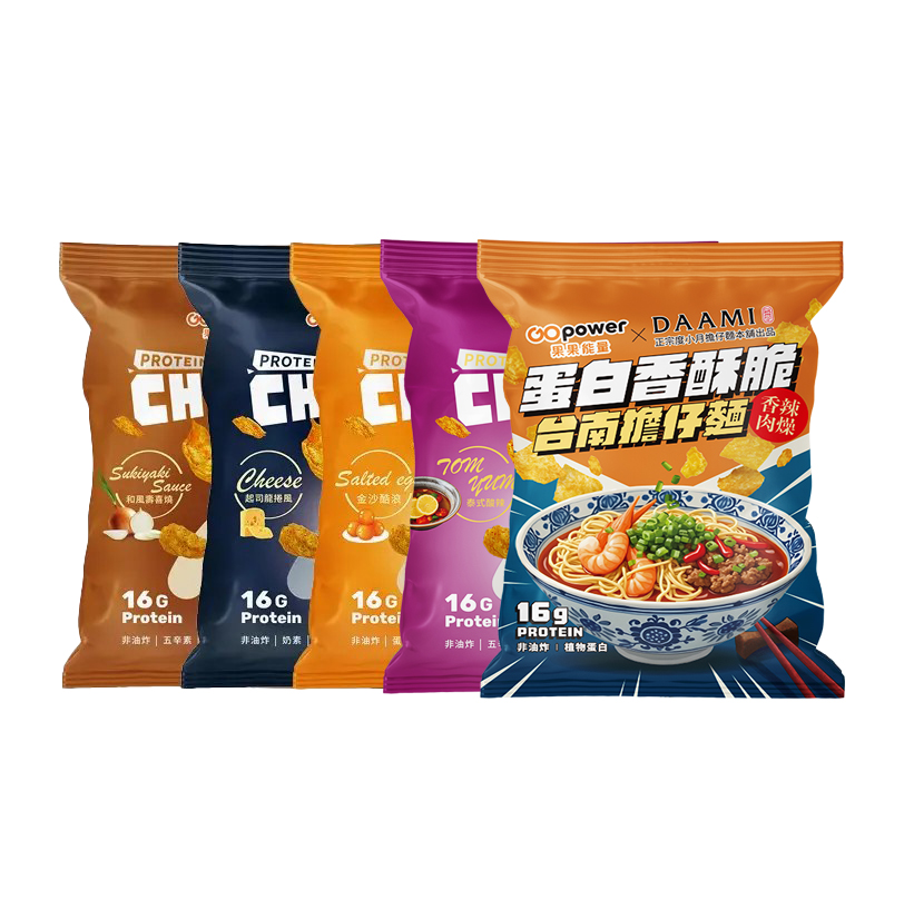 蛋白香酥脆33g 綜合澎湃組(五包入)｜果果能量, , large