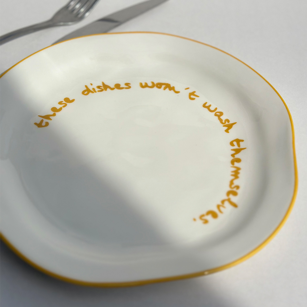 【英國 MÆGEN】陶瓷主題餐盤-黃, , large