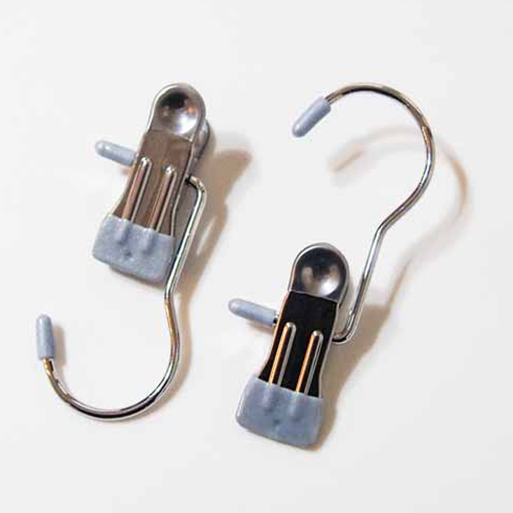 Multifunctional 2P hook clip stainless steel hook clip socks underwear hat pants clip skirt clip clothespin seamless clip