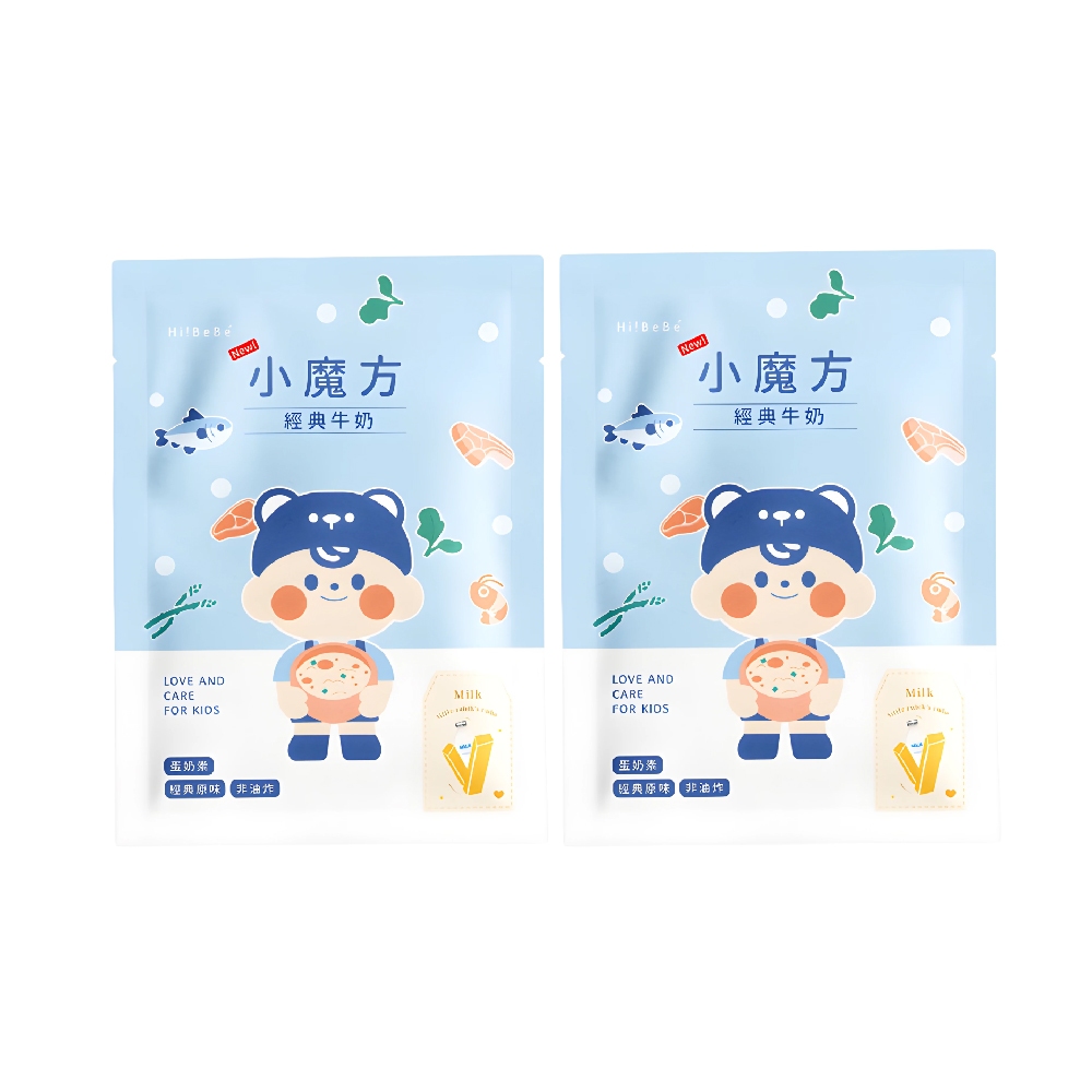 【Hibebe】牛奶小魔方 袋裝2入組（100g/包）, , large