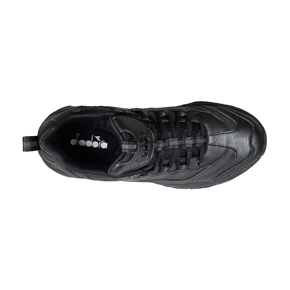 DIADORA迪亞多那 時尚休閒蛋糕鞋 女運動鞋 女鞋 老爹鞋 復古 素色 增高 吸震 Q彈 氣墊乳膠鞋墊 止滑 白 黑, , large