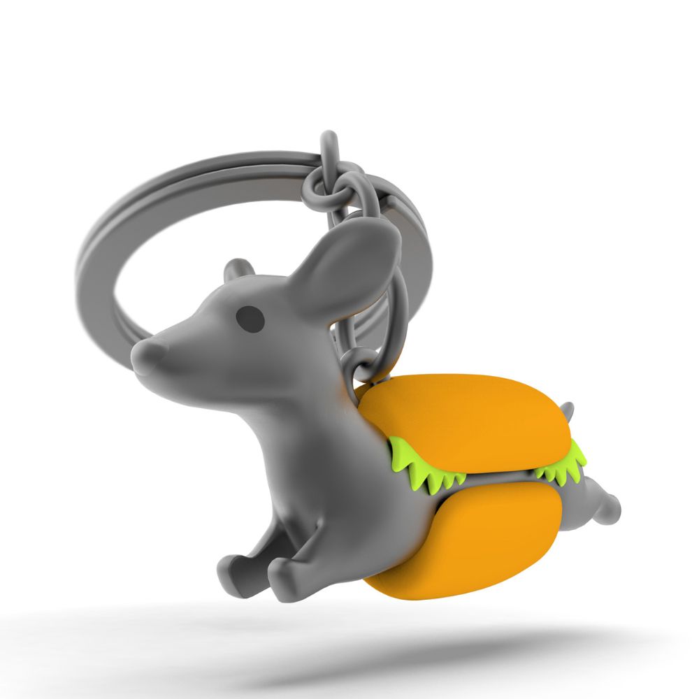 [傑凱國際貿易]Metalmorphose比利時鑰匙圈 臘腸狗, , large