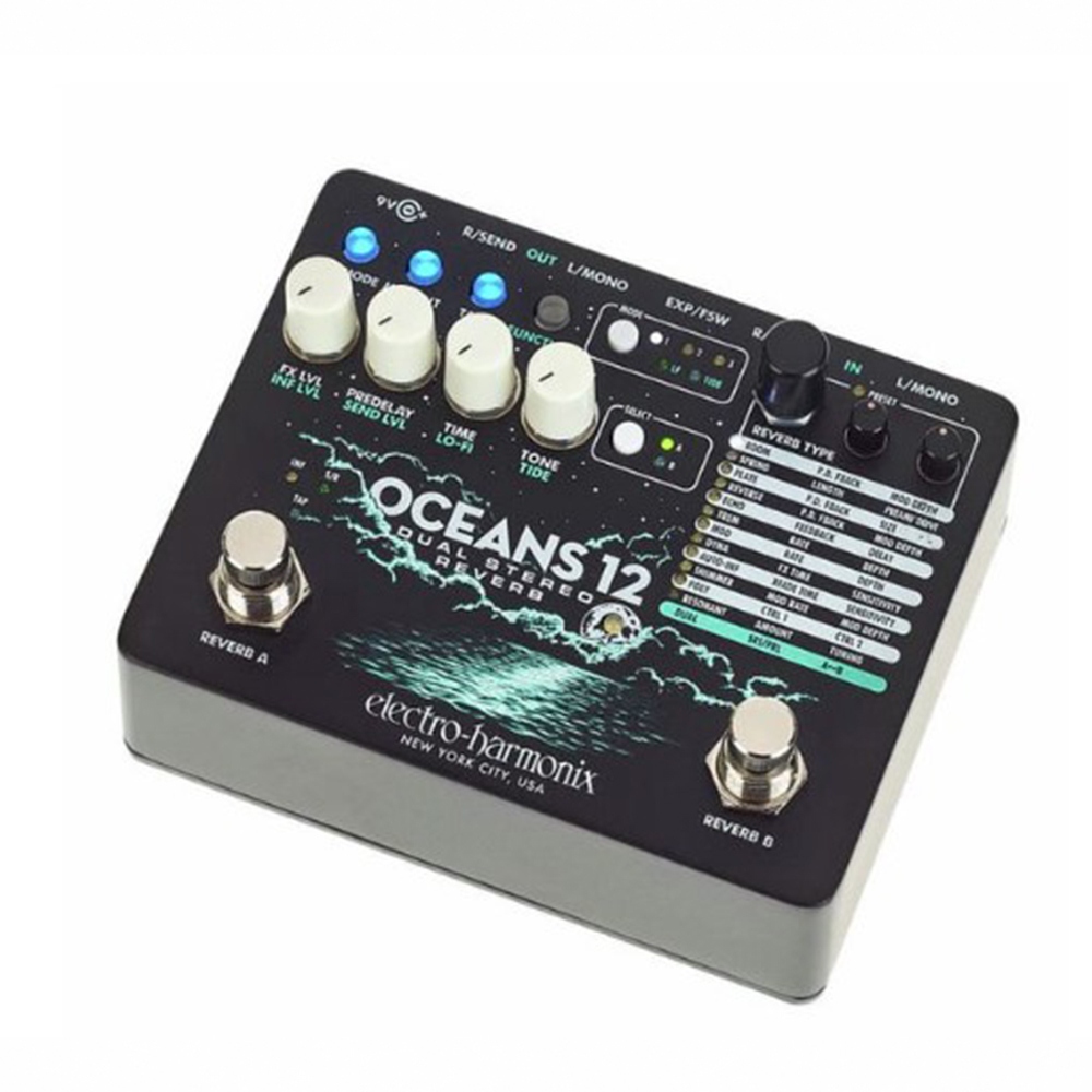 Electro Harmonix Oceans 12 Reverb 效果器【敦煌樂器】, , large