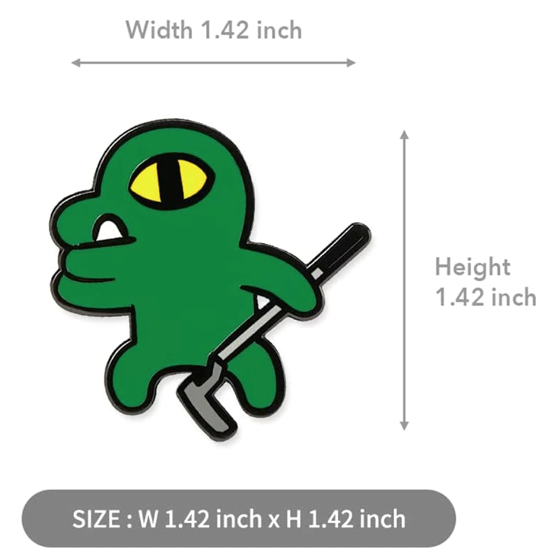KAKAO FRIENDS 高爾夫球標 鱷魚Con 帽夾球標 高爾夫禮物, , large