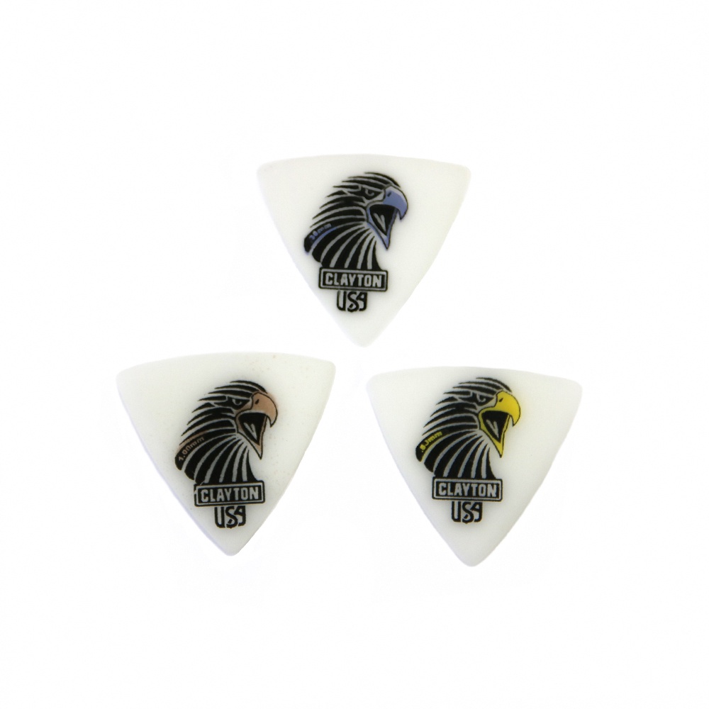 Clayton Acetal Sharp Triangle Picks 吉他彈片 多款厚度(三片、十片組)【敦煌樂器】, , large