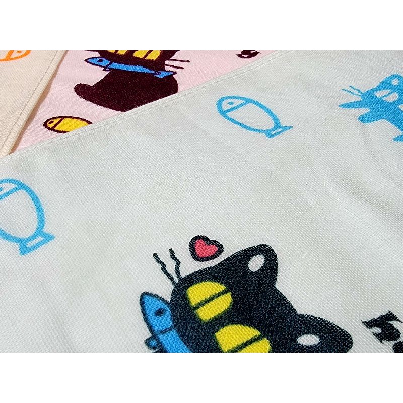 [Kaimei Cotton] Random and excellent MIT made in Taiwan half cotton half yarn children's bib/scarf, , large