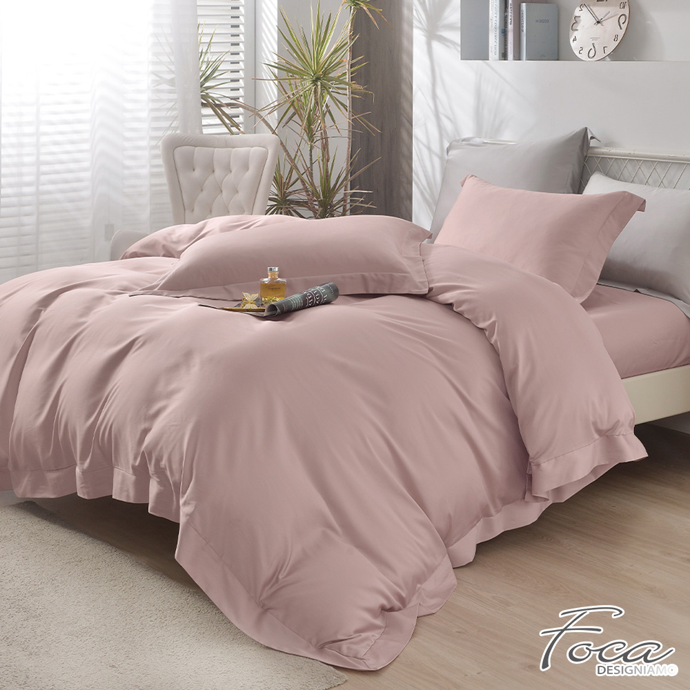 【FOCA】 Double Berry Raw Milk | Tea Time 60-count Tencel Cotton Dual-purpose Quilt and Bed Sheet Set - Single, , large