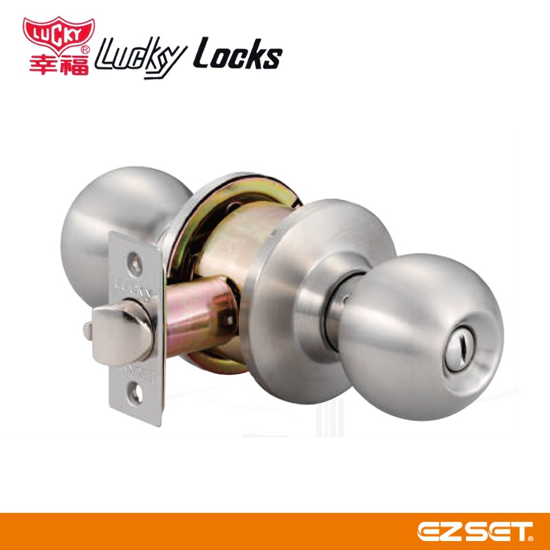 喇叭鎖 廁所幸福牌 LUCKY 3030型 喇叭鎖 浴廁鎖 LK3030 裝置距離60mm/85mm 浴室 廁所, , large