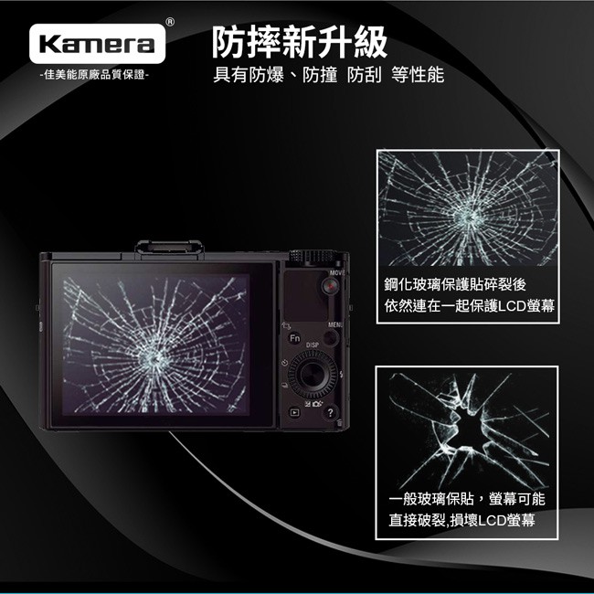 Kamera 9H鋼化玻璃保護貼 for Sony RX100M2, , large