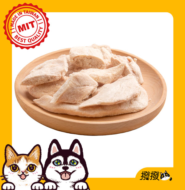[撥撥] 紅玉雞雞柳 - 飼養全程不用藥，貓狗適用原肉凍乾｜每包40g, , large