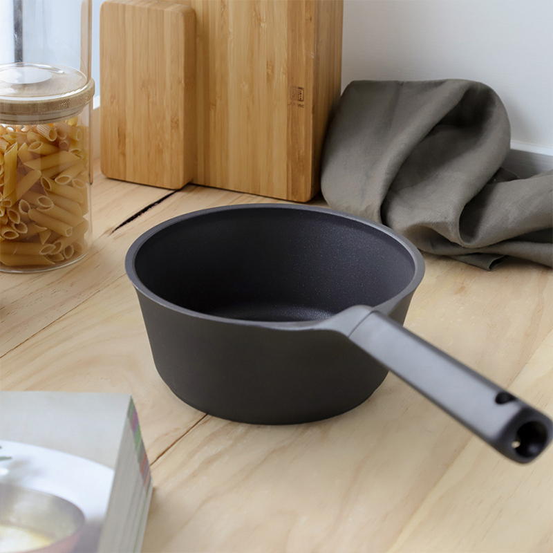 JIA Companion Non-Stick Sauce Pan 18cm,BlacK, , large