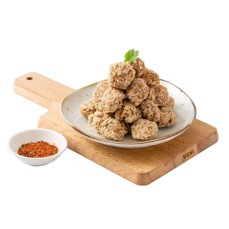 fried small crispy meat , , large