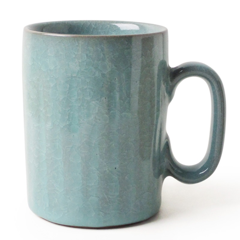 [豐名日本餐具] 5.0"馬克杯 梅花青瓷 / C05MG0-31-2