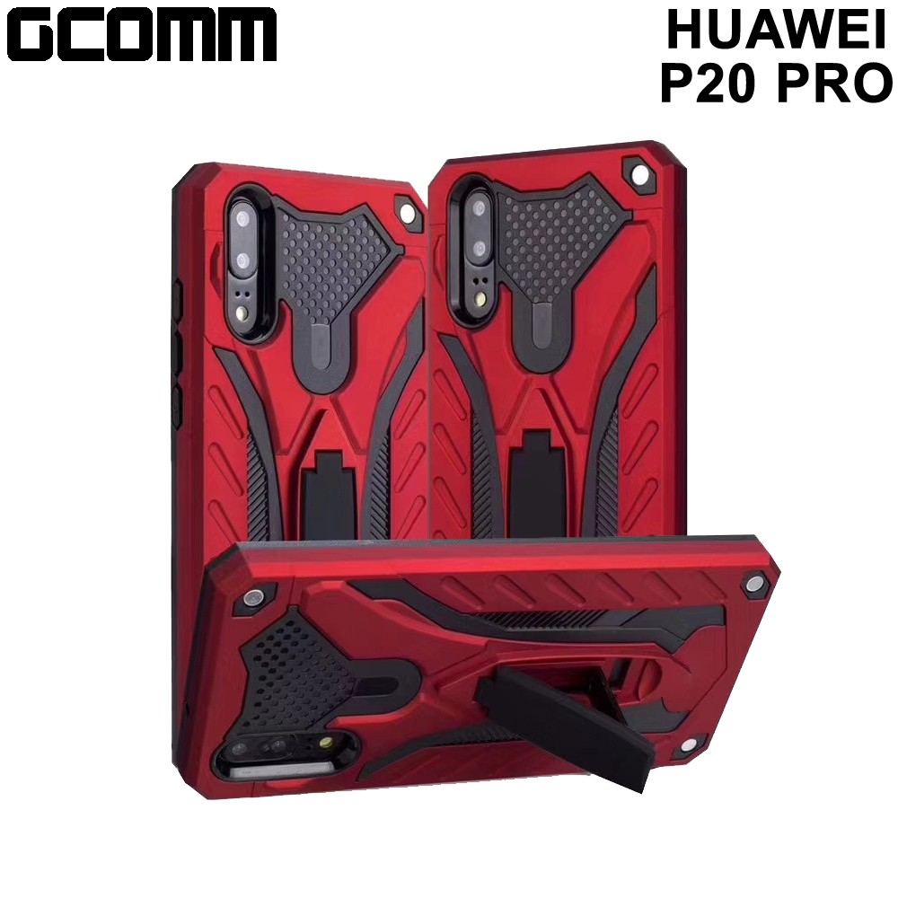 GCOMM HUAWEI P20 PRO 防摔盔甲保護殼 Solid Armour 紅盔甲, , large