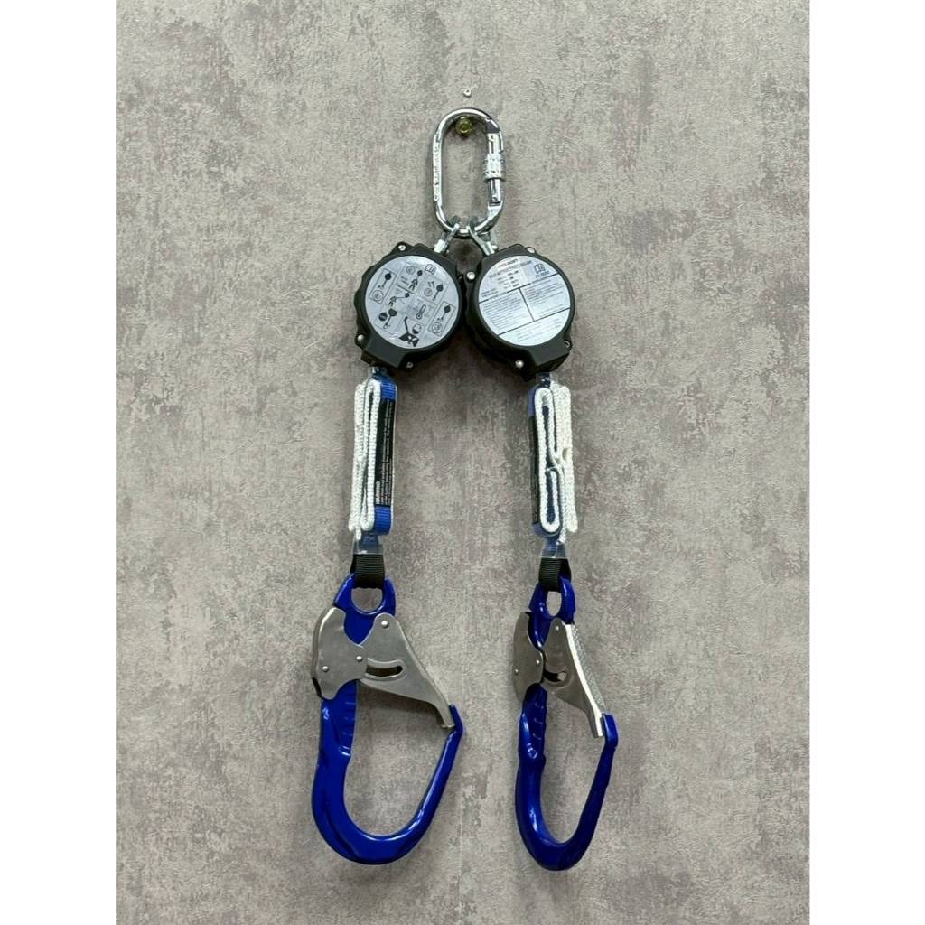 WIN五金 台灣製造FKS BOST SRL-2.0M(單顆) 織帶高空作業防墜器 通過認證CE EN 織帶防墜器 安全帶 捲吊防墜器 防墬器, , large