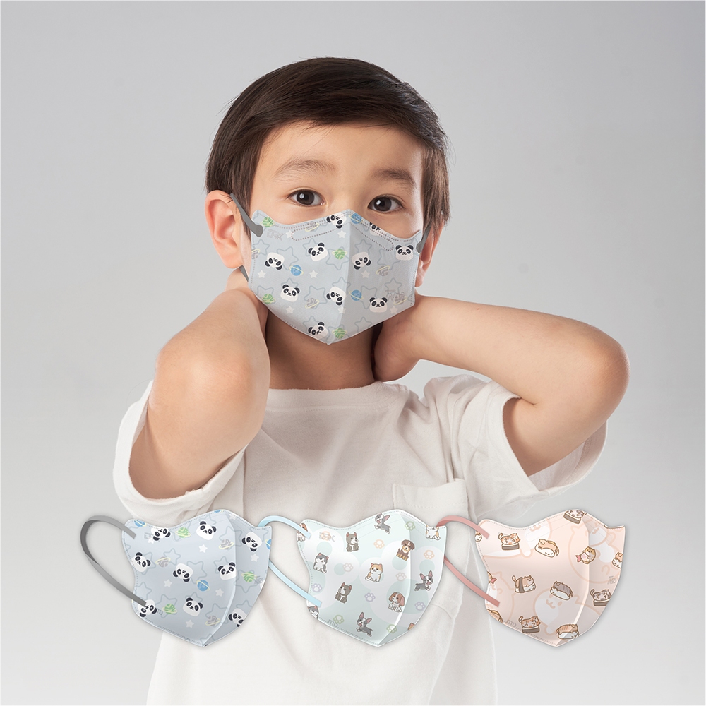 【DRX達特世】TN95醫用3D口罩10入- 企鵝寶寶/兒童M, , large