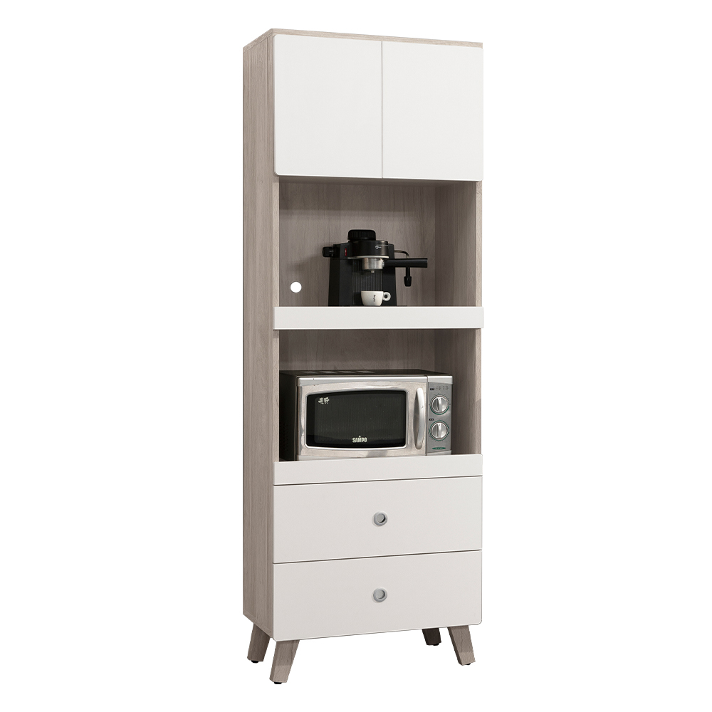 【唯熙傢俱】溫妮淺灰雙色2尺電器櫃, , large