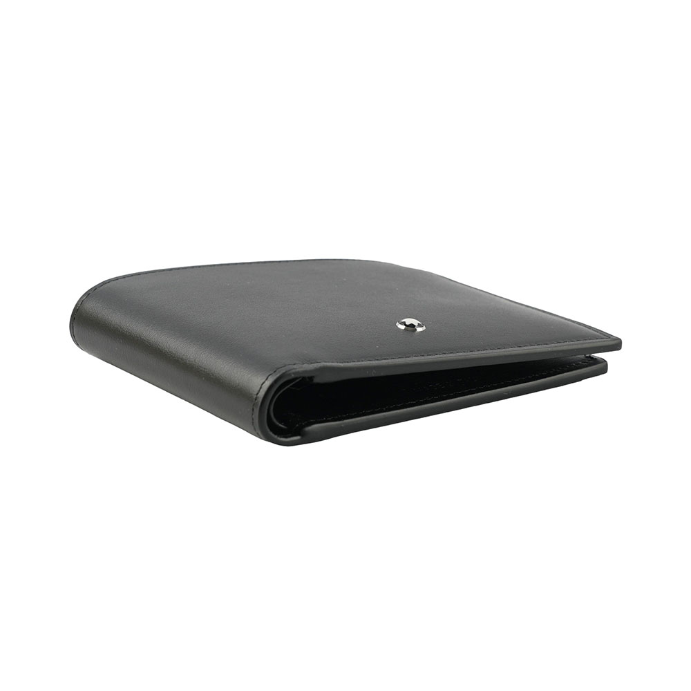 Montblanc 萬寶龍 Meisterstuck 大班系列小牛皮8卡短夾/黑色, , large