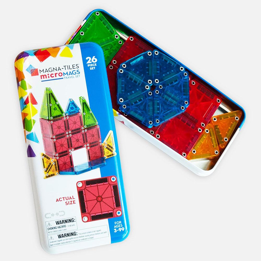 Magna-Tiles 迷你磁力積木-26片旅行套組, , large