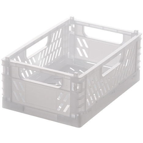 Portable foldable storage basket, , large