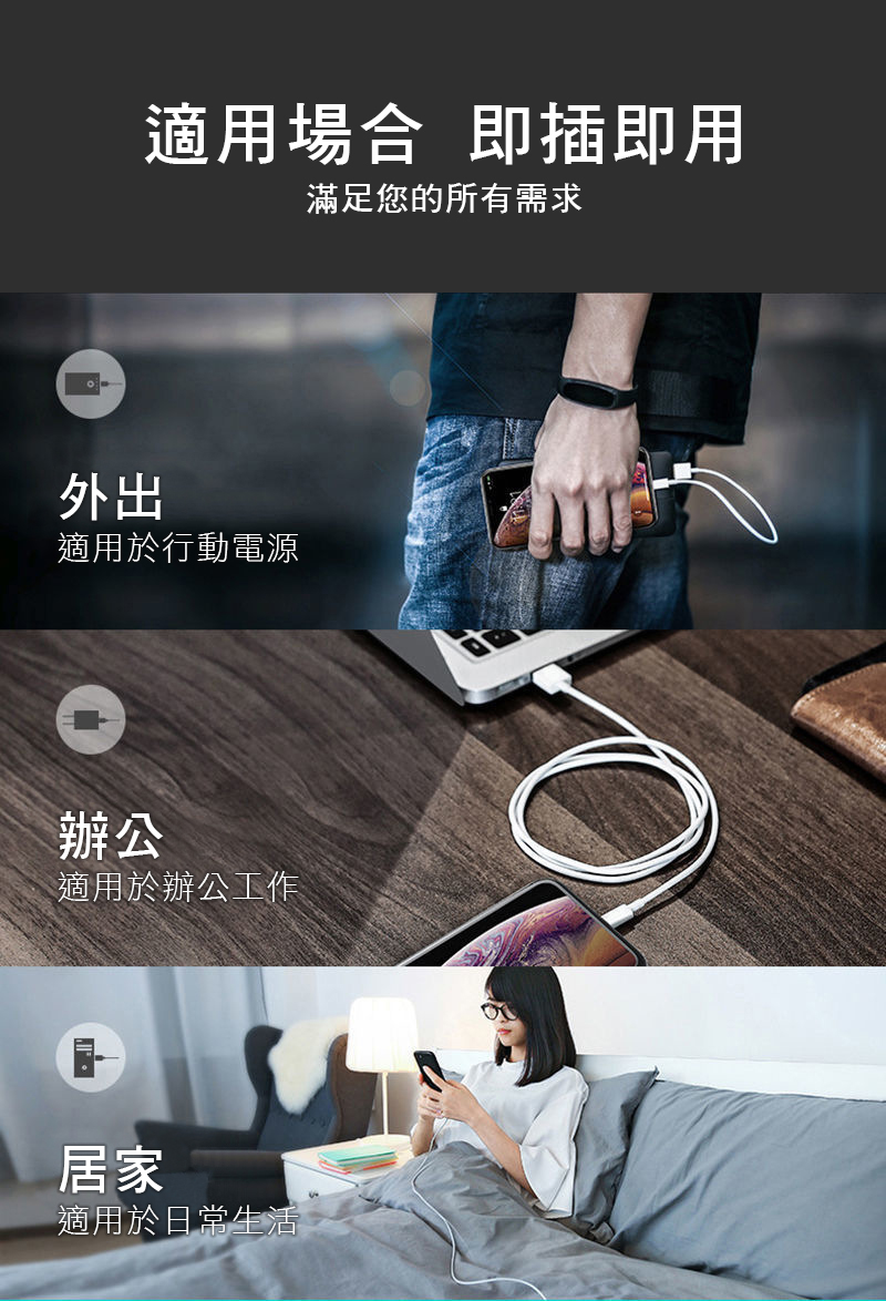 [HANLIN]手機充電線傳輸線 PD快充 USB type-c 安卓充電線 數據線 適用 iPhone 13 12 11 Pro Max, , large