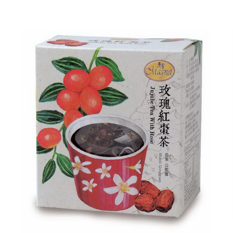 Magnet-Jujube Tea With Rose, , large