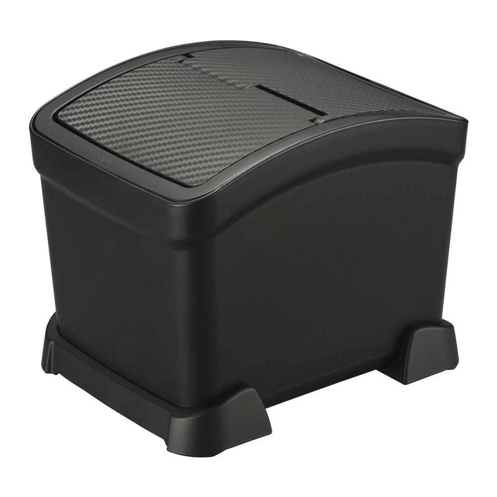 CARMATE Anti-Tip & Non-Slip 2.6L Car Trash Can, , large