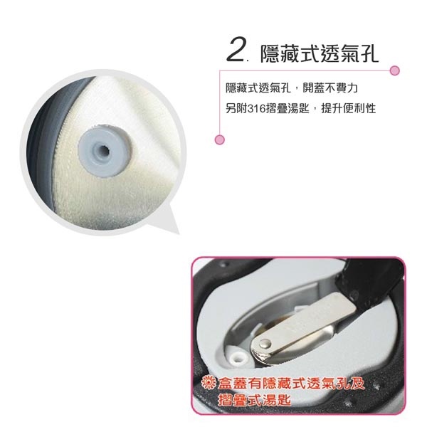 PERFECT 理想牌 極緻316不鏽鋼可提式真空便當盒雙層隔熱餐盒 不鏽鋼12cm-Leidea樂德兒, , large