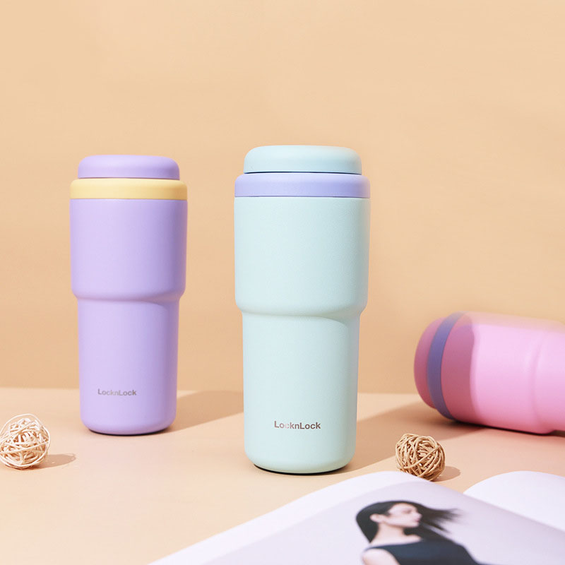 【樂扣樂扣】316不鏽鋼 馬卡龍彈蓋保溫杯 480ml/馬卡龍粉 (贈杯刷), 馬卡龍粉 480ml (贈杯刷), large