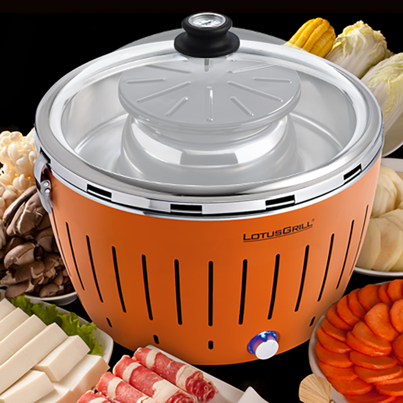 【LotusGrill】THE SMOKELESS GRILLING WITH FONDUE SET (G340), , large