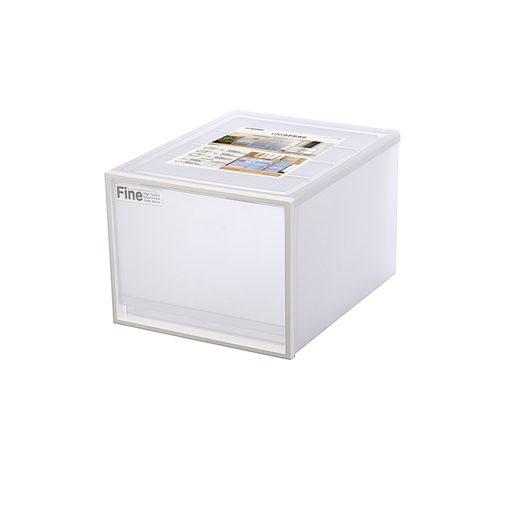 【真心良品】KEYWAY聯府  FINE單抽屜整理箱(深型)50L-1入組, , large