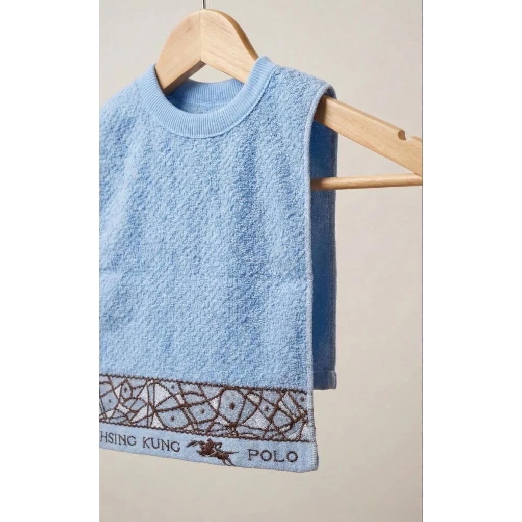 [Kaimei Cotton] Randomly excellent MIT made in Taiwan pure cotton breathable adult bib/spit napkin printed style, , large