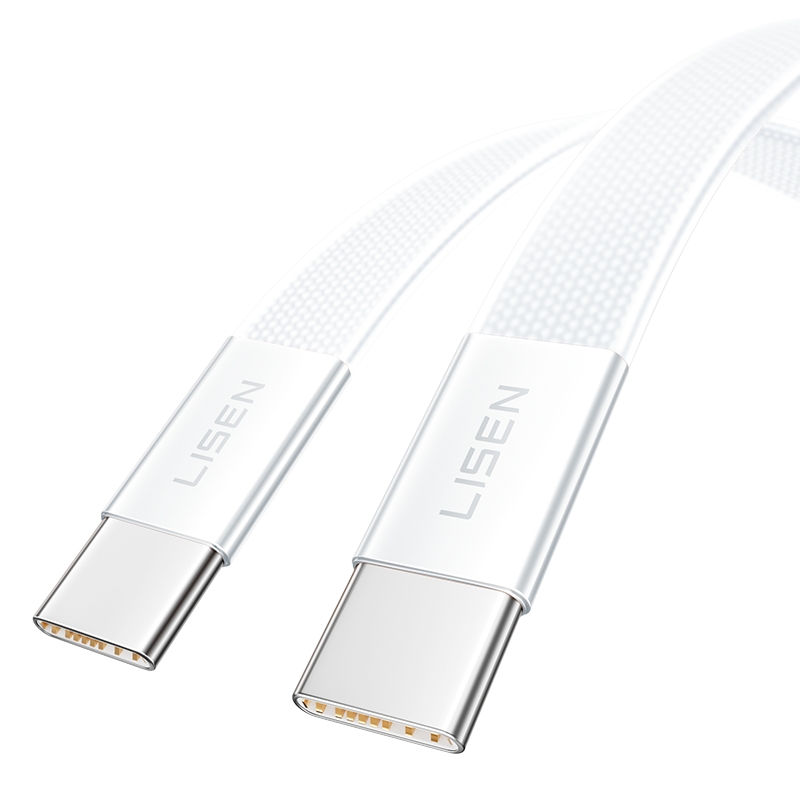 【LISEN】L601 AIR CABLE SERIES C TO C 60W 100cm WHITE, , large