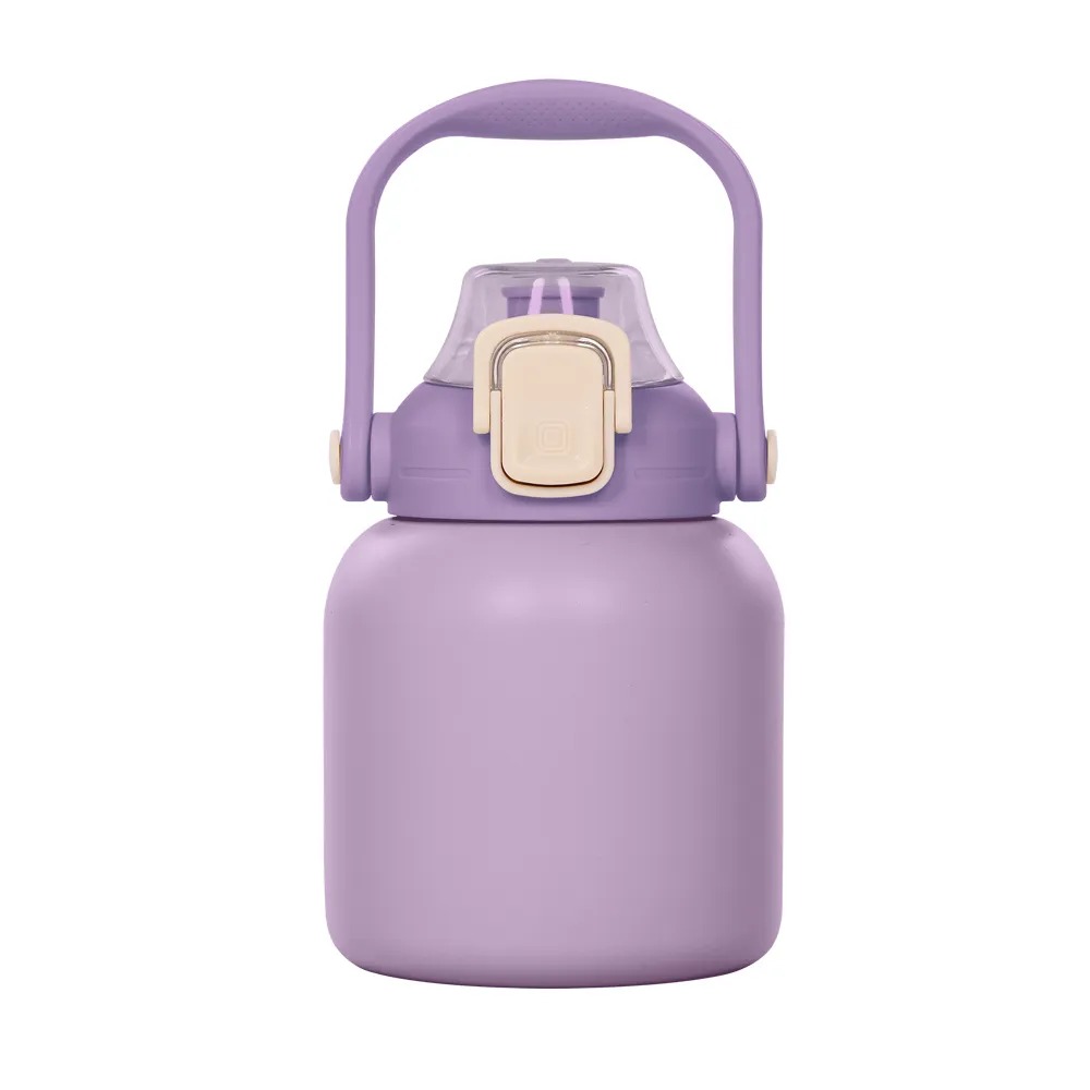 Portable pop-top bottle