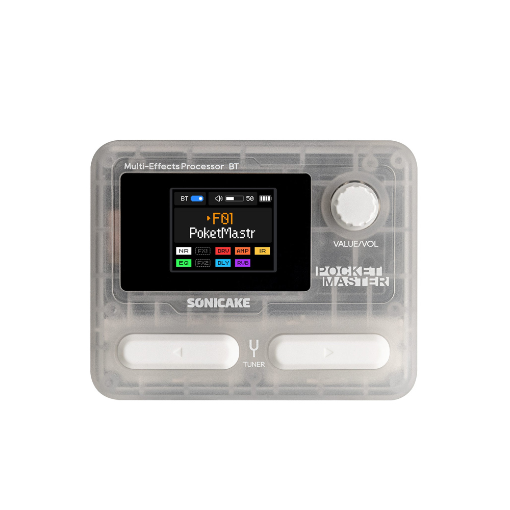 Sonicake Pocket Master 迷你綜合效果器 透白【敦煌樂器】, , large